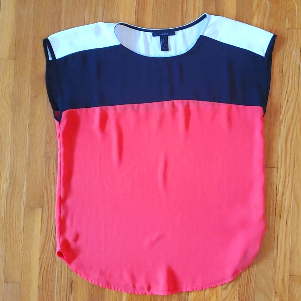 Color block shirt